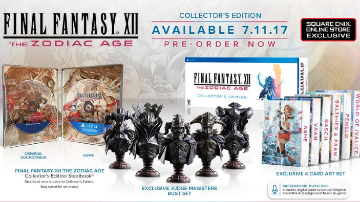 Annunciate le edizioni speciali di Final Fantasy XII: The Zodiac Age