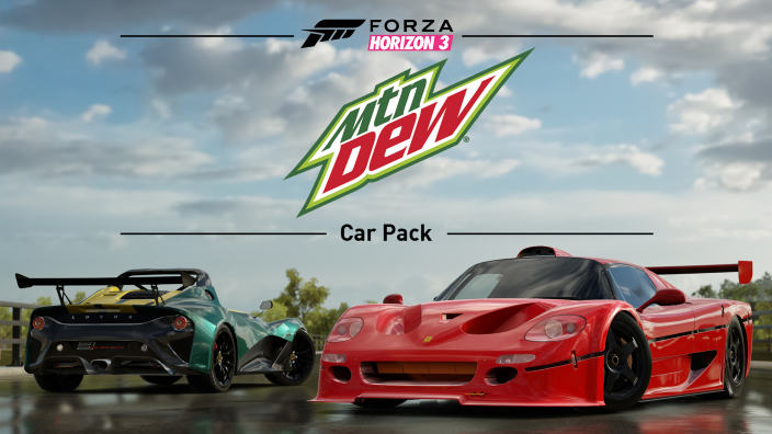 Forza Horizon 3 Mountain Dew Car Pack disponibile da oggi
