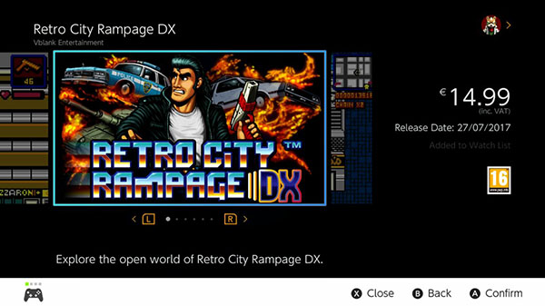Retro City Rampage DX arriva su Switch