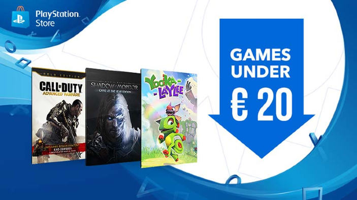 Iniziano le nuove offerte ''Giochi a meno di 20€'' sul PlayStation Store