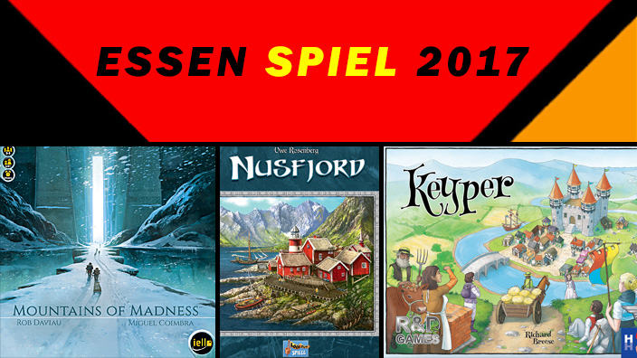 Essen 2017: anteprima di Nusfjord, Keyper e Mountains of Madness