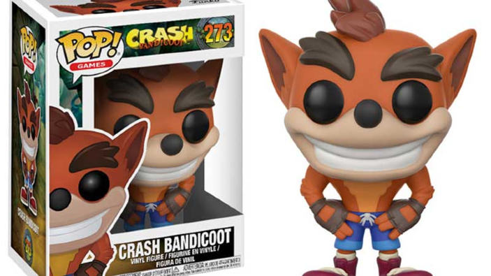 Crash Bandicoot è protagonista della nuova linea di statuette Funko Pop!