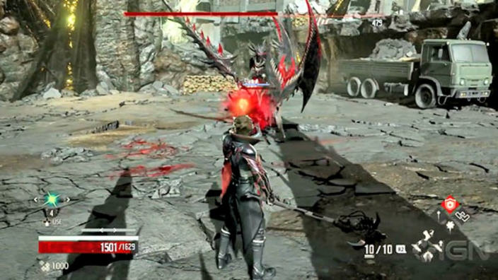 10 minuti di gameplay per Code Vein, Boss Battle contro il Cavaliere della Regina
