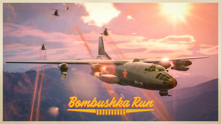 GTA Online si aggiorna con il cacciabombardiere Bombushka