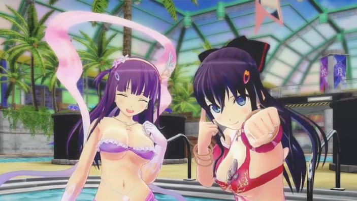 Arriva la realtà virtuale in Senran Kagura: Peach Beach Splash, insieme a Valkyrie Drive