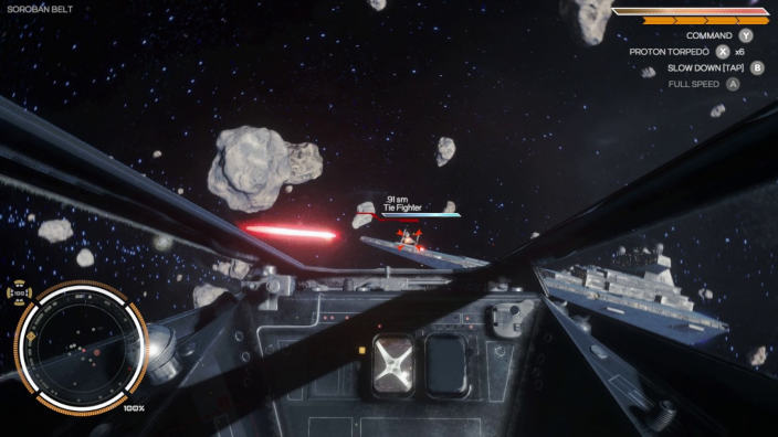 Un filmato mostra un progetto del 2016 su uno shooter spaziale di Star Wars