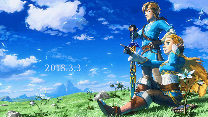 Un'immagine celebrativa per l'anniversario di The Legend of Zelda: Breath of the Wild