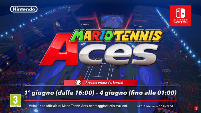 Vinci con la demo di Mario Tennis Aces
