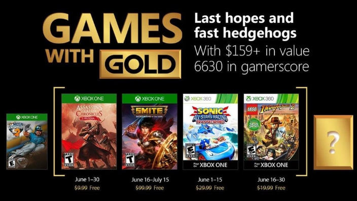 Games With Gold - annunciati i titoli del mese di giugno