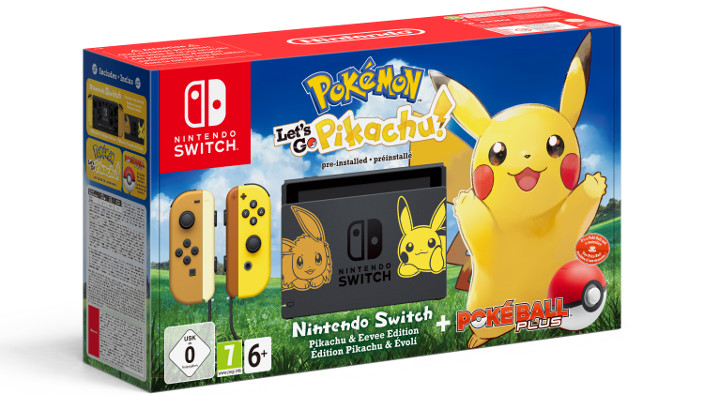 Pokémon Let's Go! Eevee e Let's Go! Pikachu protagonisti del nuovo bundle di Nintendo Switch