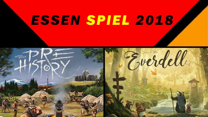 Essen 2018: anteprima di Prehistory ed Everdell