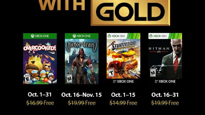 Games With Gold - annunciati i titoli del mese di ottobre