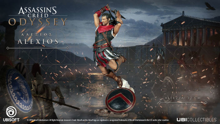 Assassin's Creed Odyssey ecco le statuette di Alexios e Kassandra