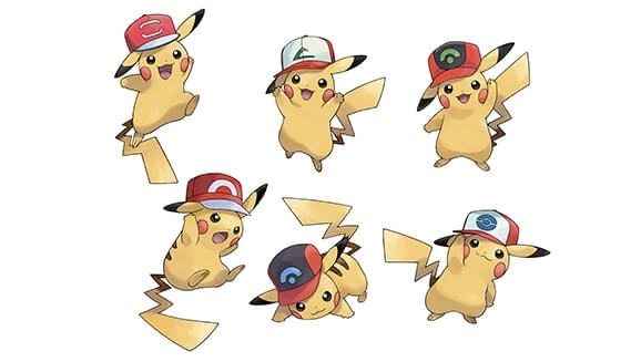 I Pikachu col cappellino di Ash tornano in Pokémon Ultrasole e Ultraluna