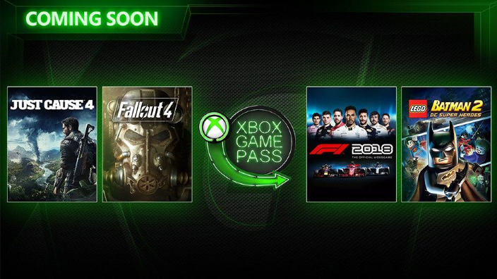 Xbox Game Pass si arricchisce di Fallout 4, F1 2018 e LEGO Batman 2