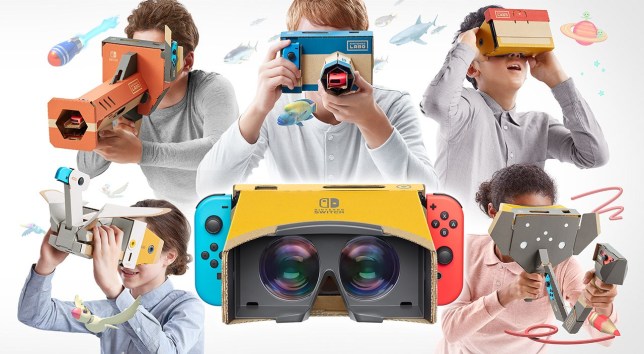 Zelda e Mario Odyssey in realtà virtuale grazie a Nintendo Labo