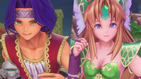 Trials of Mana presenta Hawkeye e Riesz in trailer