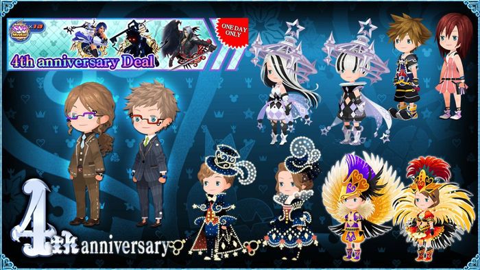Kingdom Hearts Cross festeggia il quarto anniversario
