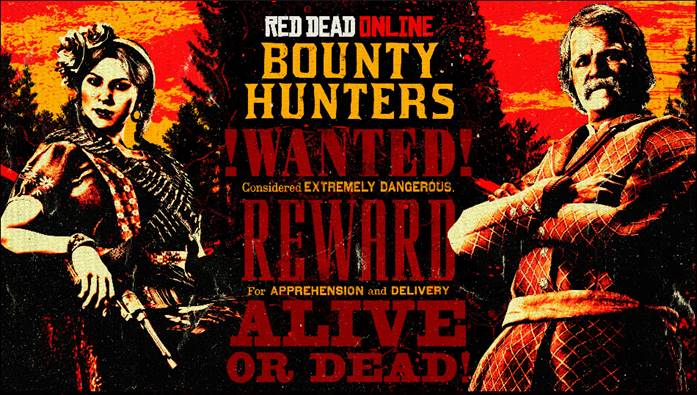 In Red Dead Online settimana dei cacciatori di taglie
