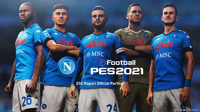 eFOOTBALL PES 2021: Nuova Partnership Con il Napoli