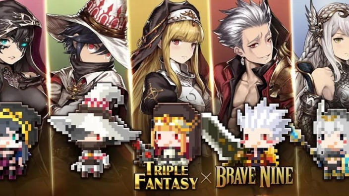 Brave Nine incontra Triple Fantasy su mobile