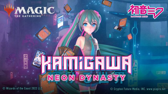 Magic the Gathering Kamigawa Neon Dynasty coinvolge Hatsune Miku