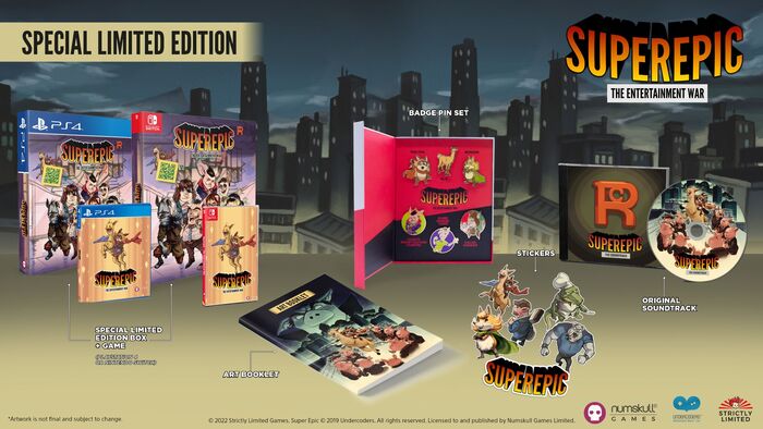 Superepic The Entertainment War aperti i preorder per le limited edition
