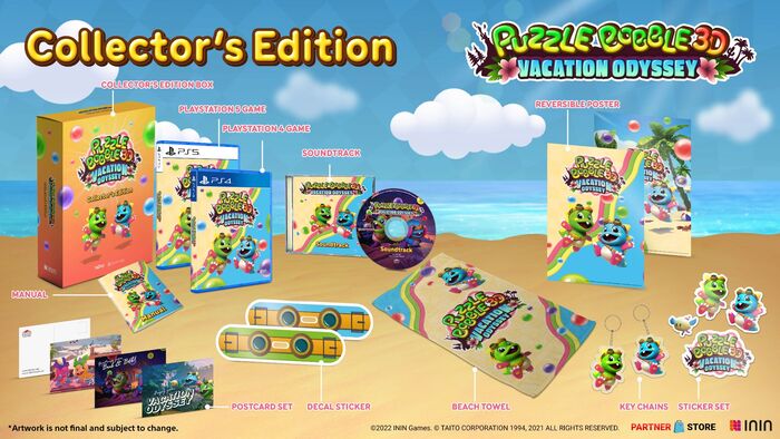 Puzzle Bobble 3D Vacation Odyssey disponibile in versione retail