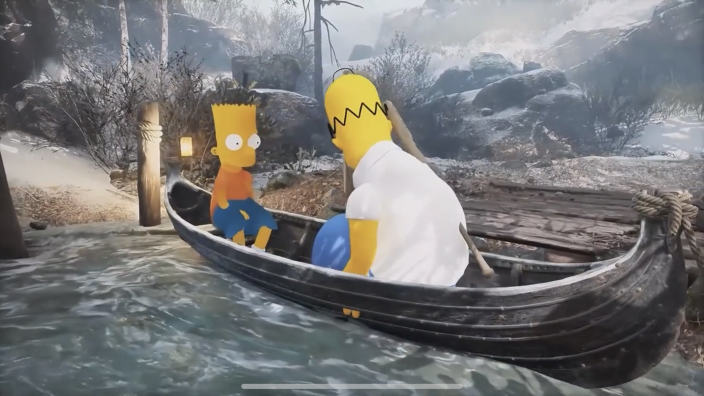 God of War con Homer e Bart come protagonisti è realtà