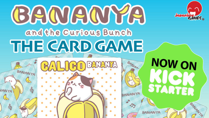 Bananya and the curious bunch diventa un gioco di carte su Kickstarter