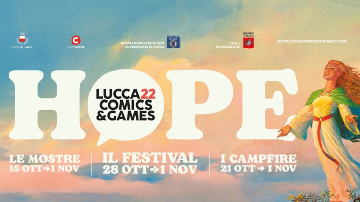 Lucca Comics & Games 2022: HOPE è il tema di quest'anno