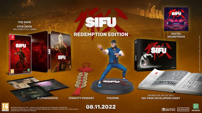 Sifu arriva su Nintendo Switch in edizione retail