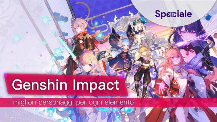 <strong>Genshin Impact</strong> - I migliori personaggi per ogni elemento