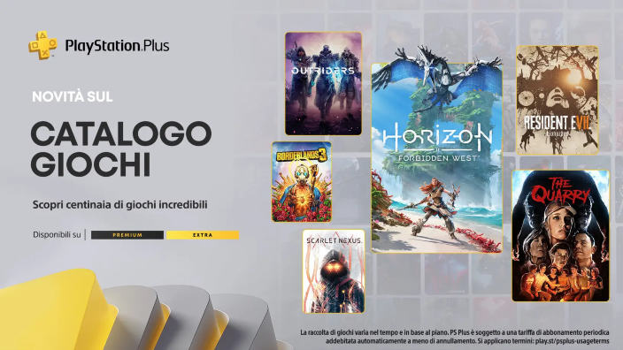 PlayStation Plus Extra e Premium, annunciate le novità di febbraio 2023