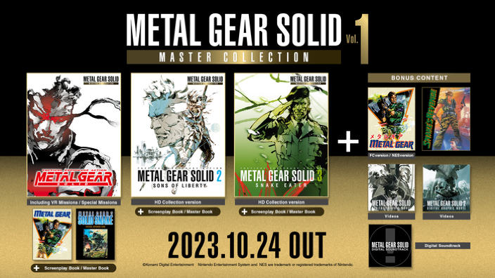 Metal Gear Solid Master Collection Vol 1 disponibile da fine ottobre