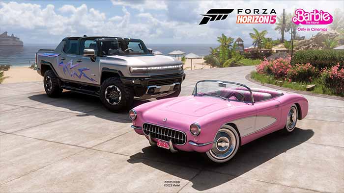 Forza Horizon 5 e Xbox si tingono di rosa con Barbie